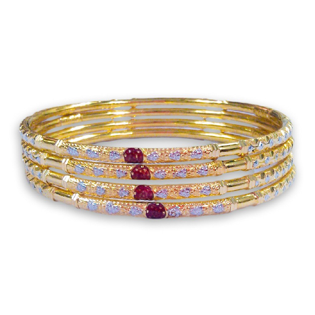 22KT/916 AESTHETIC DESIGNED GOLD  KADLI BANGLE