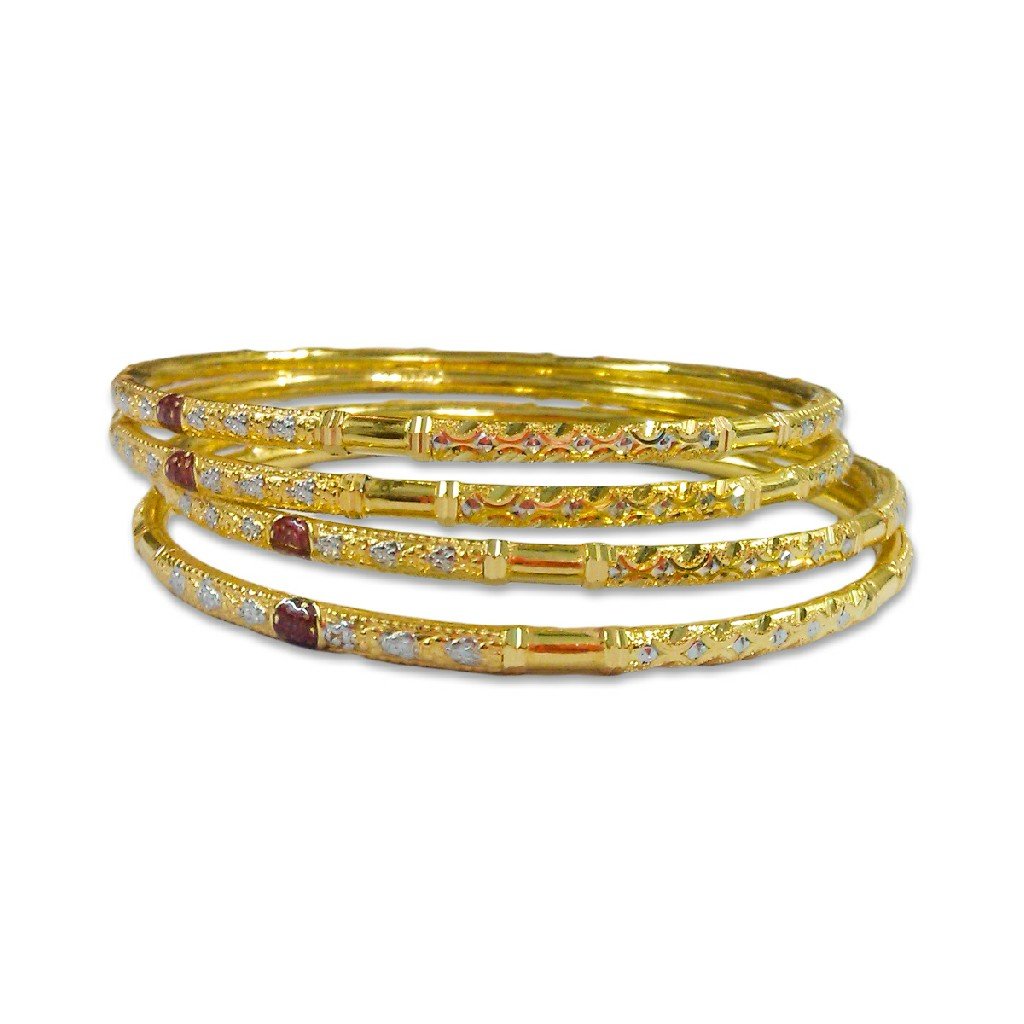 22KT/916 AESTHETIC DESIGNED GOLD  KADLI BANGLE