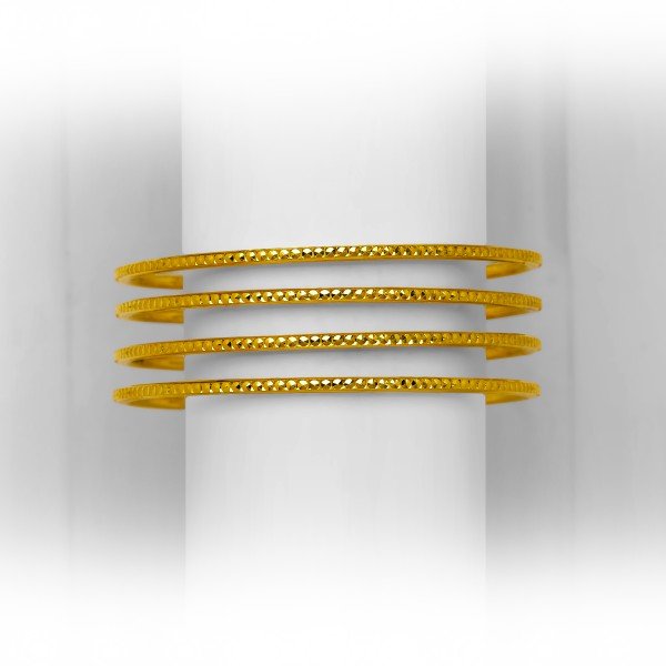 GOLD SIMPLE DESIGNED  KADLI BANGLE